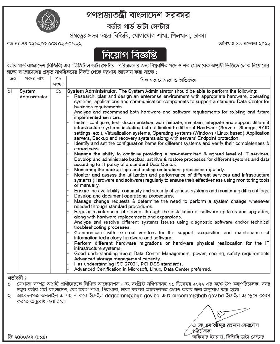 BGB civilian job circular 1 bgb job circular