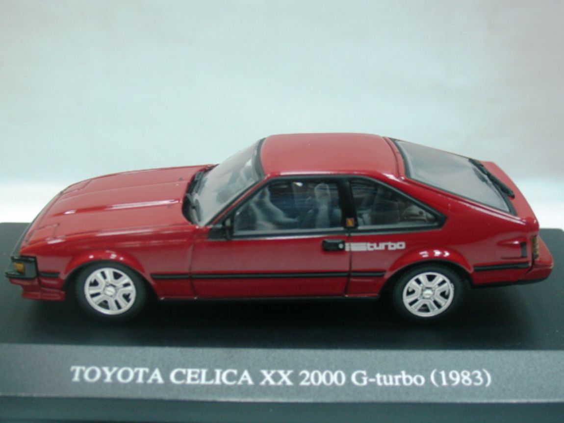 WOW EXTREMELY RARE Toyota Celica XX 2000 G Turbo RHD 1983 Red 1:43