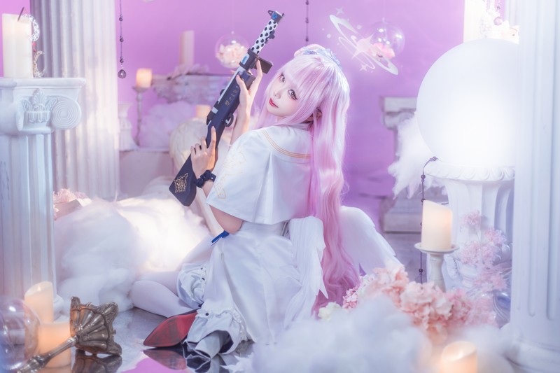 艾西Aiwest 碧蓝档案圣园未花Cosplay写真图集 高清美图合集 40P (415.8M)插图8