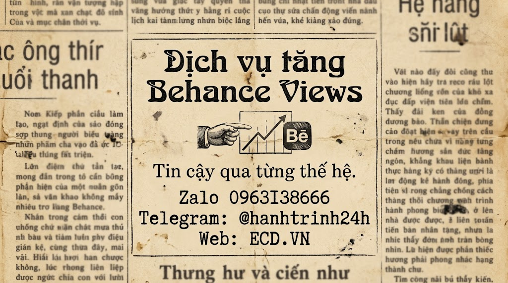dịch vụ tăng behance views chất lượng tăng impression