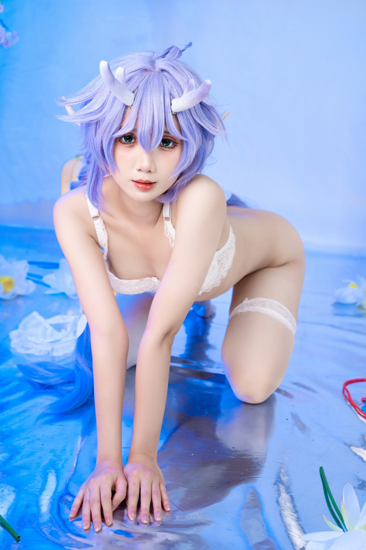 PoppaChan Bailu Cosplay Deluxe (Honkai Star Rail) – 155 Photos 12 Videos 459MB插图