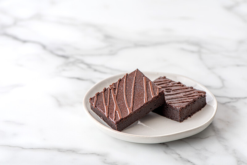 Veggie-Boosted Brownie Plated