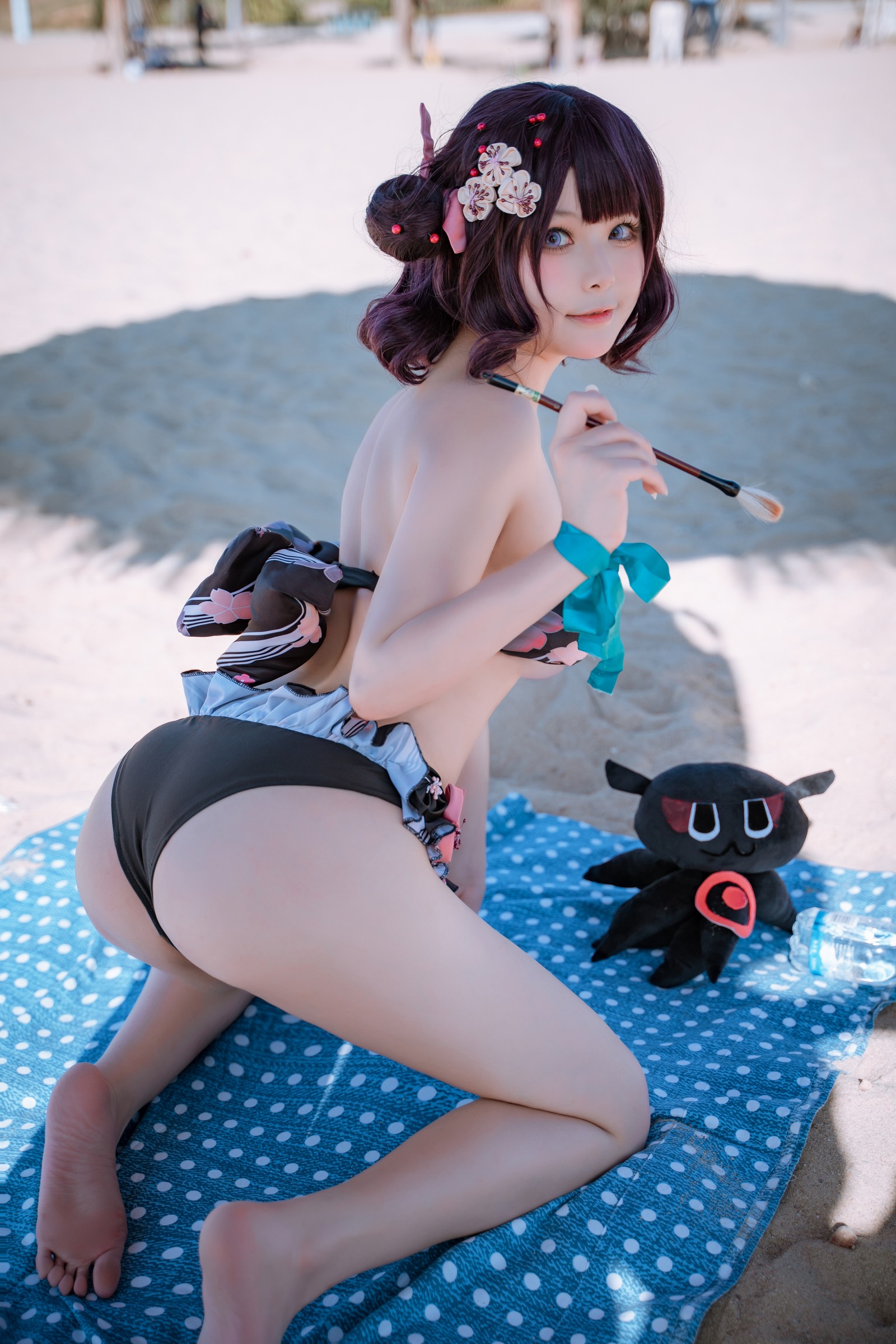 w百合欧皇子w 沙滩写真集 – 夏日泳装主题高清写真 [21P-173MB]插图5