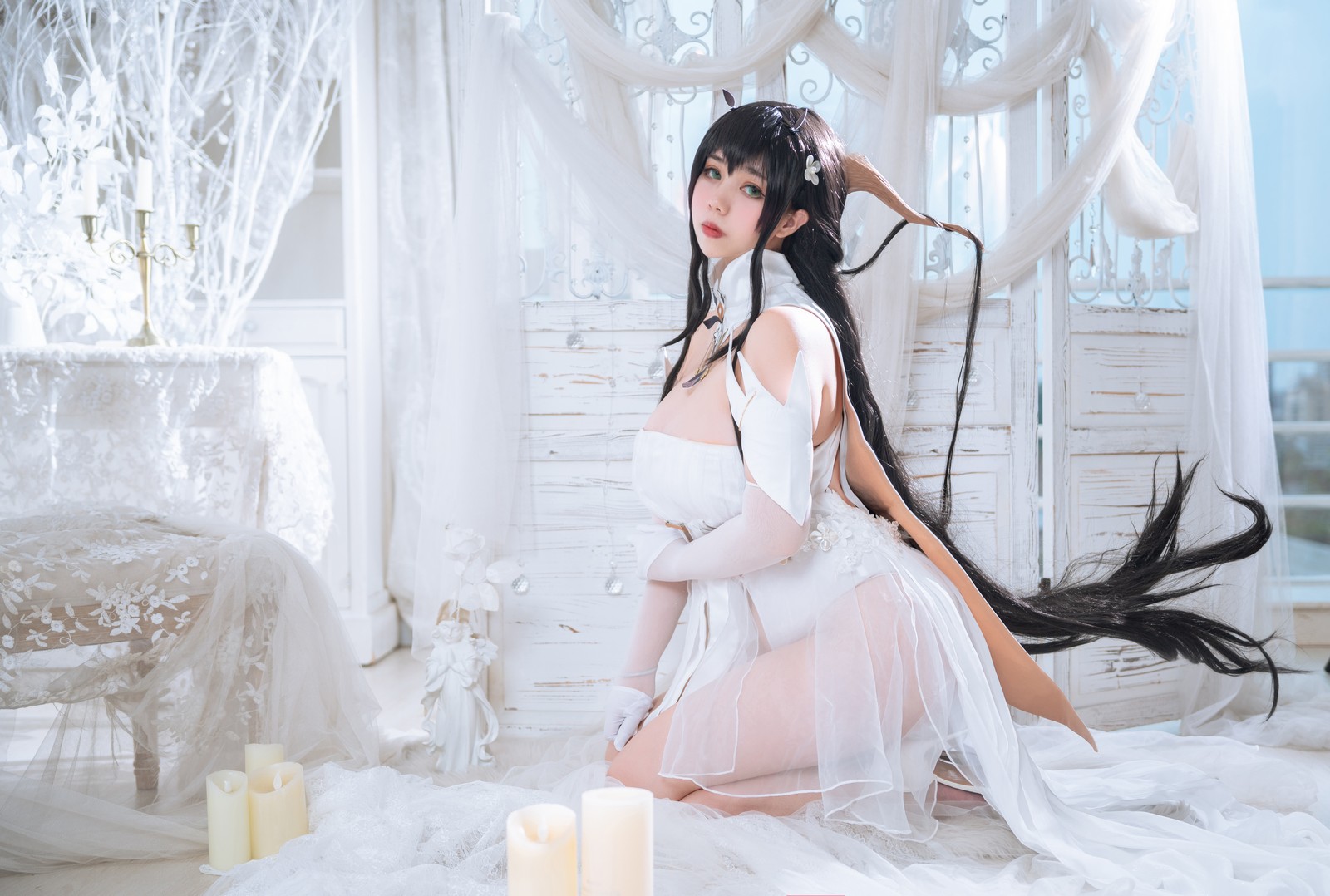 Meroko_魅瞳 – 碧蓝航线 不挠 Cos 高清写真（53P-484.7M）舰娘角色精品合集插图1