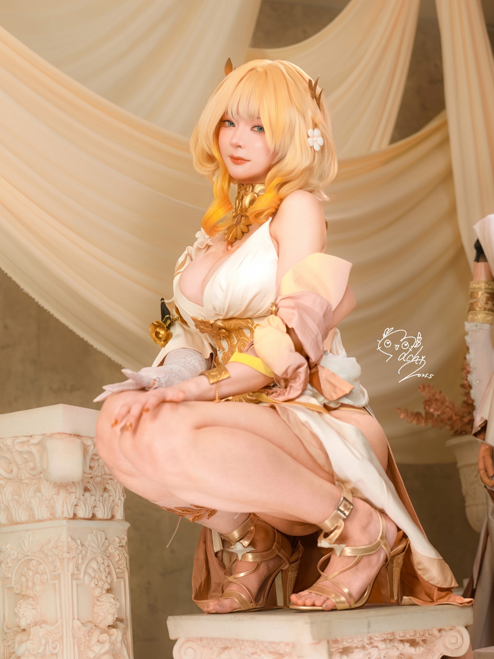 Machi马吉 Aglaea 角色写真集｜高质量Cosplay高清图包（106P-173.3M）插图3