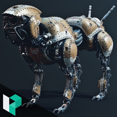 Modeling and Texturing a Mechanical Dog By Lennard Claussen