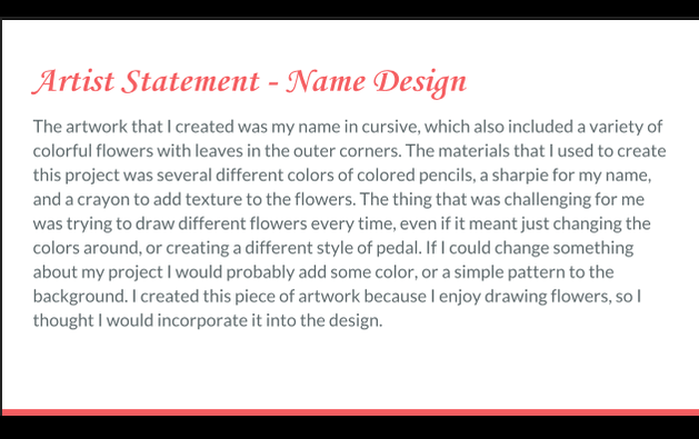 Writing Artist and Project Statements for Photography