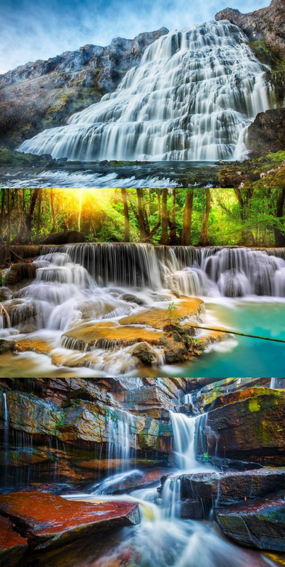 Beautiful waterfall park