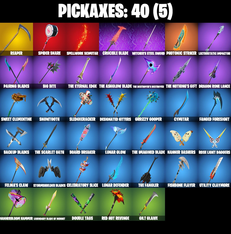 pickaxes comp