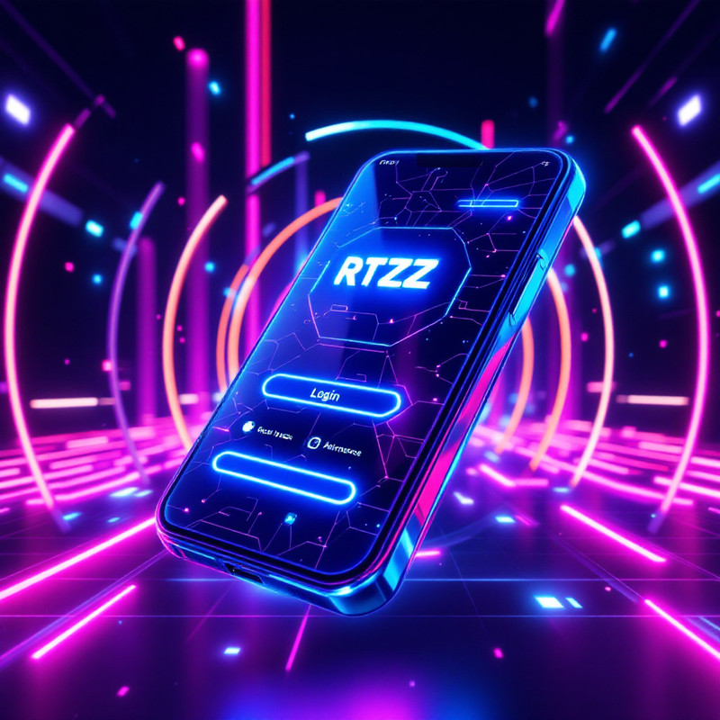 Banner Aplikasi RTZZ dengan akses permainan digital