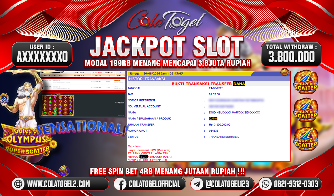 JACKPOT SLOT GACORR!!
