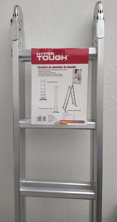 Walmart: Escalera de extensión de aluminio Hyper Tough 12 peldaños 340 cm 
