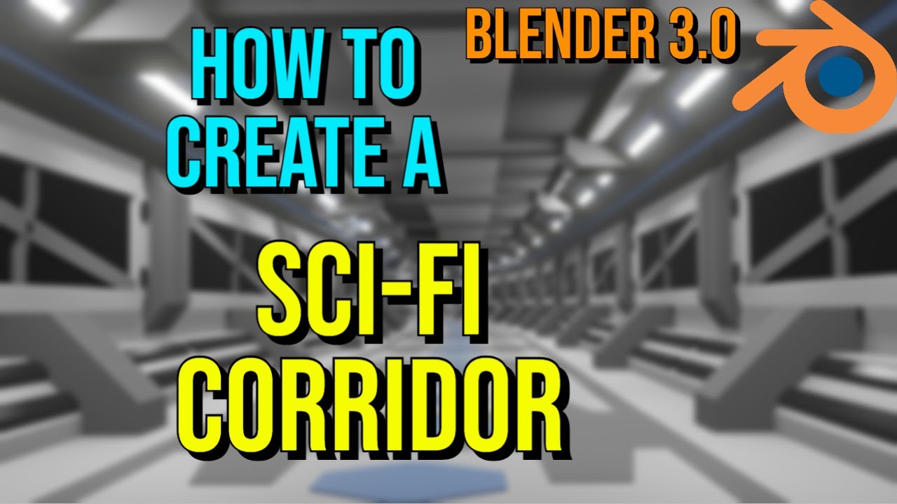 3D PBR Sci Corridor Tutorial For Game Production