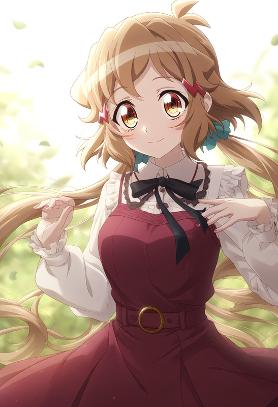 depth of field, 1girl, [[tachibana hibiki (symphogear)]], {{{{very long hair}}}} s-2390680495