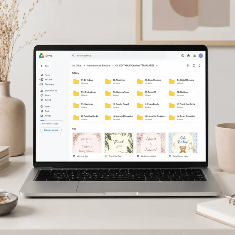 Organized files