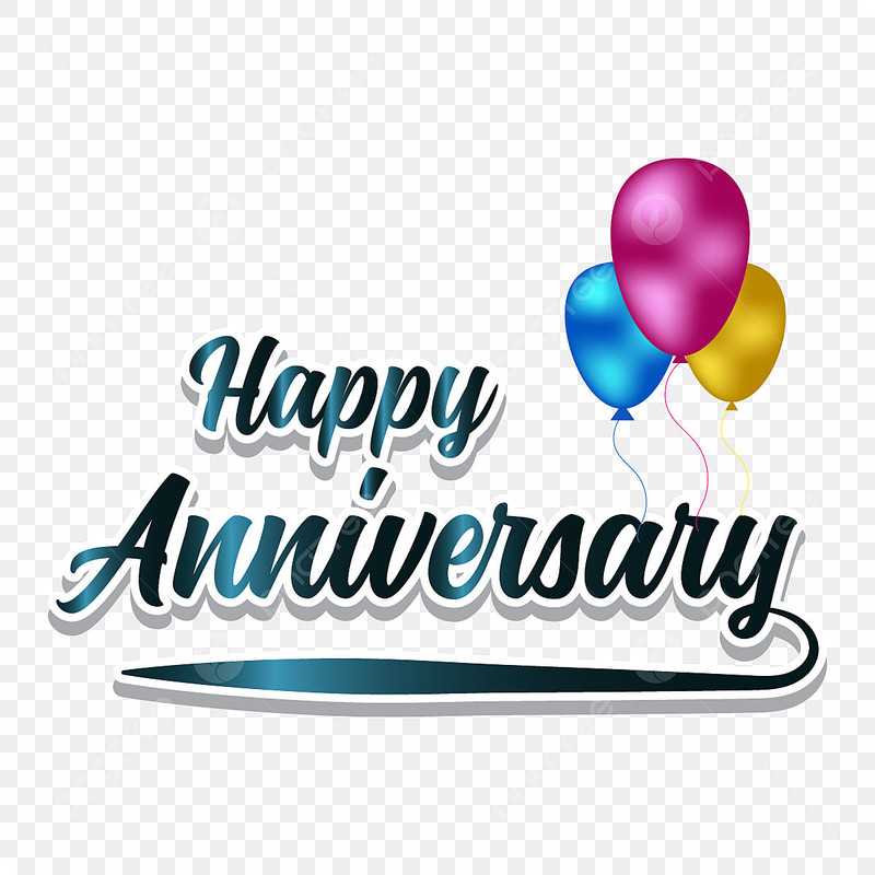 pngtree happy anniversary for wedding or engagement transparent background png image 6559733