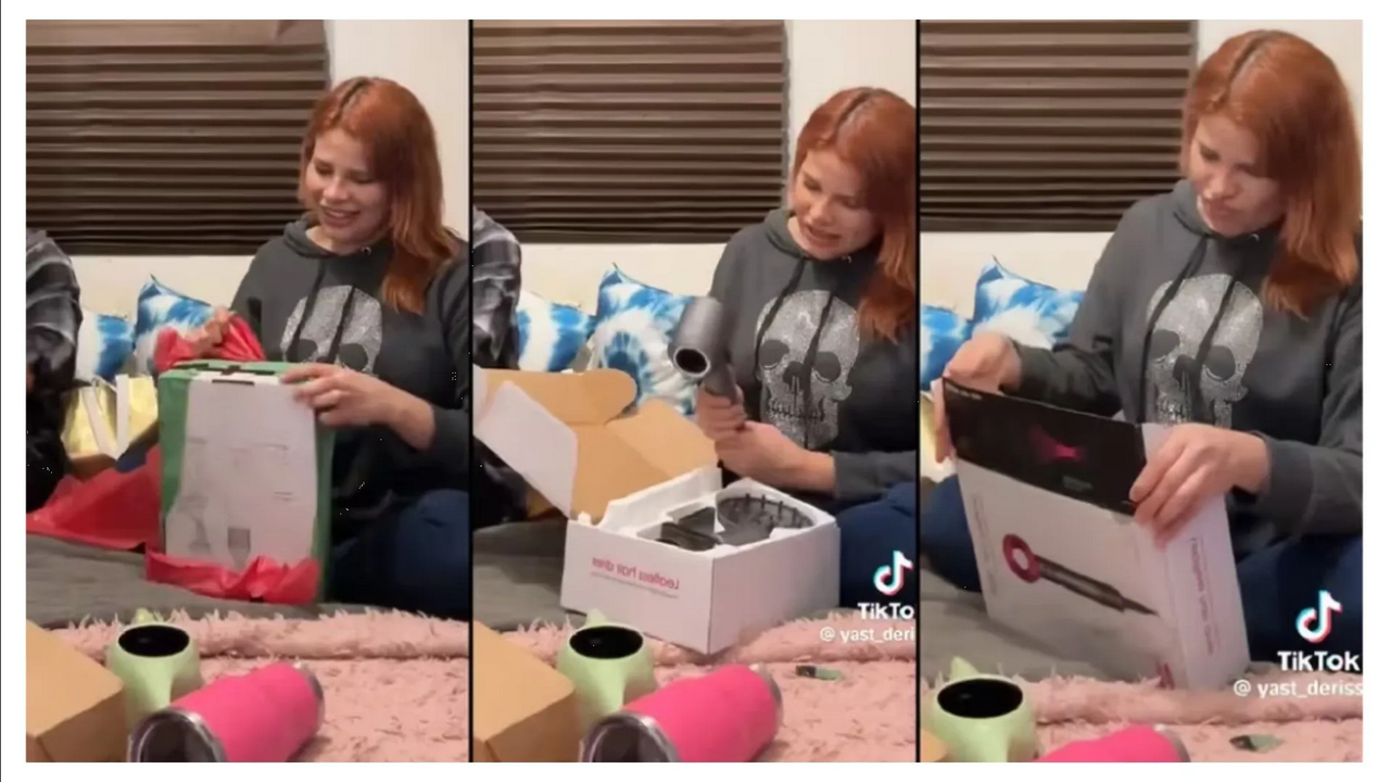 Mujer le hace el “fuchi” a regalo navideño pirata que le dio su novio