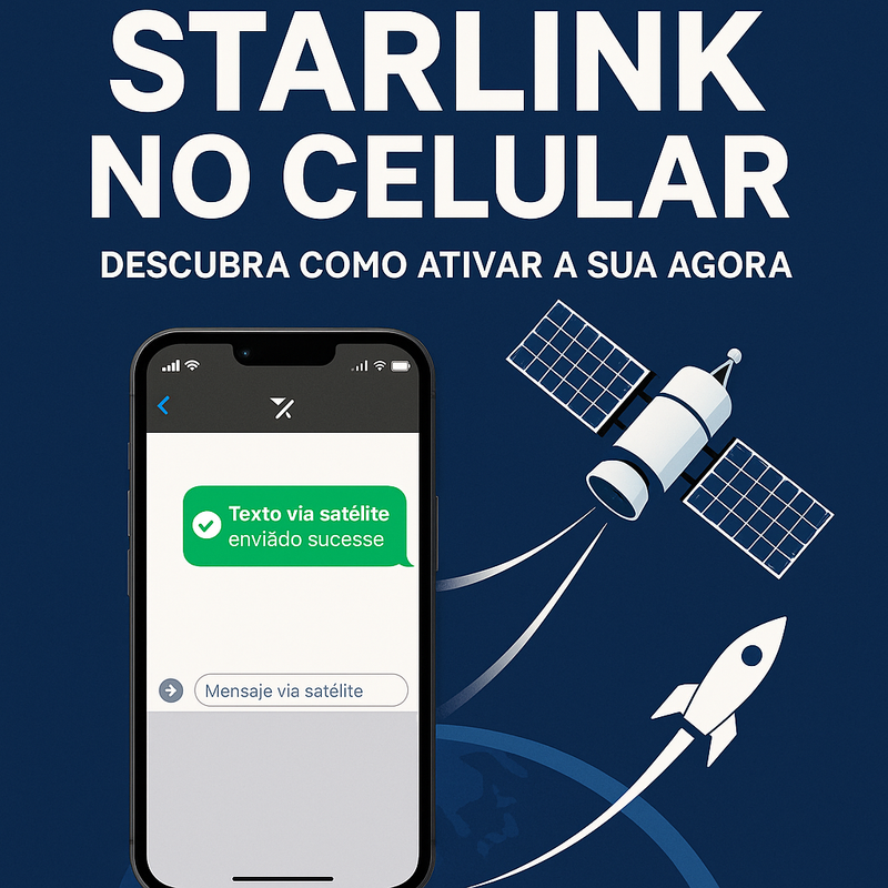 Starlink no Celular: Mensagens e Localização Até Sem Sinal de Rede 🚀