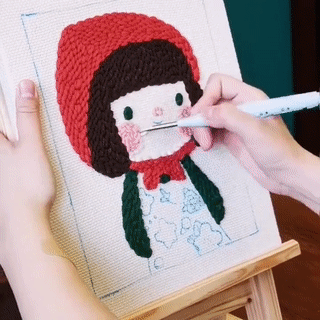 DIY Poke Embroidery Punch Needle – Mrs.Dollar