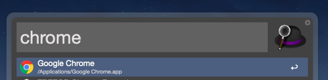 Alfred Chrome Shortcut