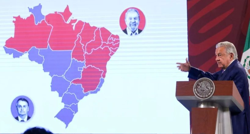 Jornada “democrática y ejemplar”: celebra AMLO elección presidencial en Brasil