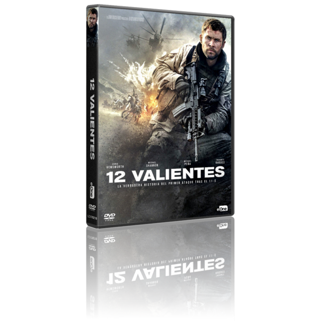 Portada - 12 Valientes [PAL] [DVD9Full] [Cast/Ing] [Sub:Varios] [2018] [Bélico]