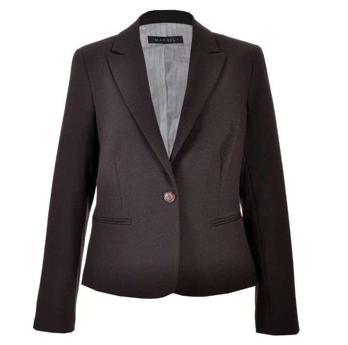 Sears: Saco para mujer con solapa Marcel talla 4 
