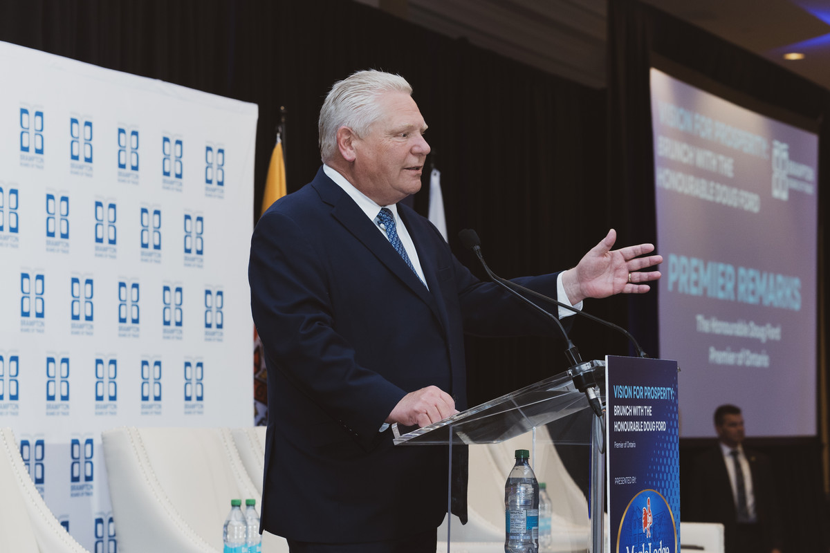 HKC Construction with Doug Ford at Brampton Board of Trade