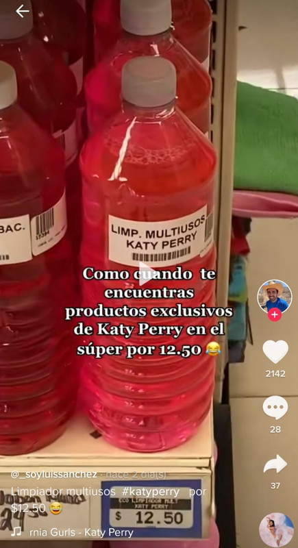 ¿Katy Perry lanzó su limpiador multiusos en México?