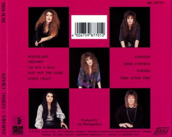 Sahara - Going Crazy [Japan Edition+Germany Press] (1992) Lossless+MP3