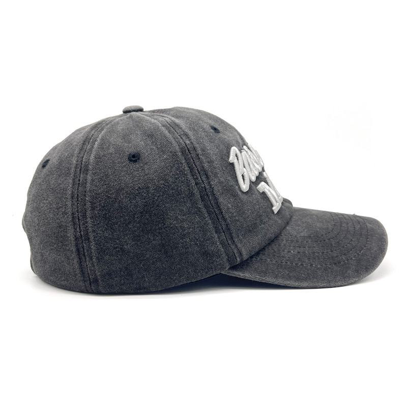moms baseball hat washed cotton cap