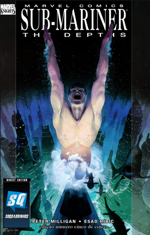 Capa da HQ Namor: Profundezas #05 (2010)