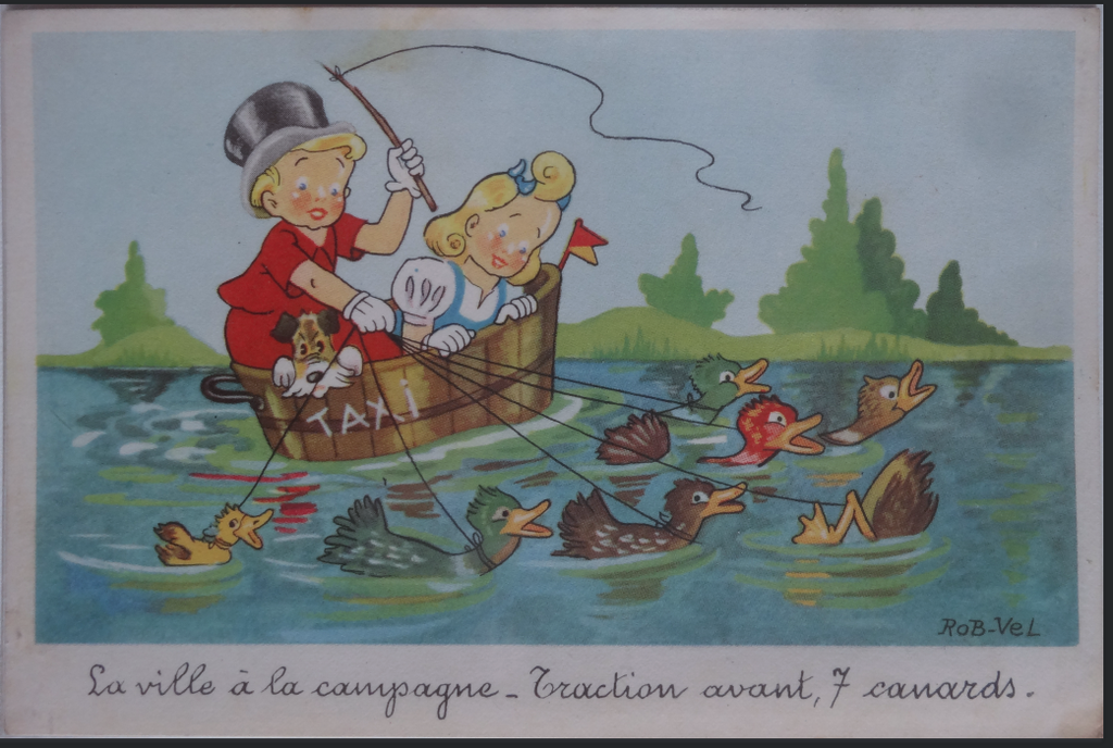 Traction avant, 7 canards. Rob-Vel