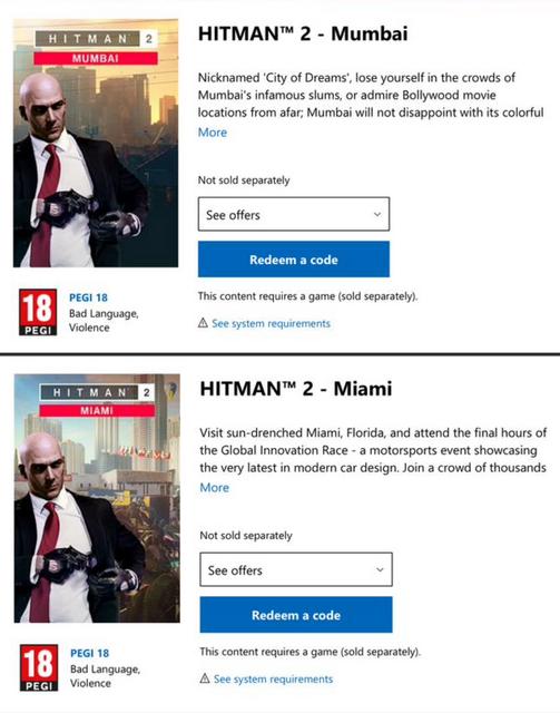 Hitman 2 - New Level Descriptions & Both Expansion Passes Info | ResetEra