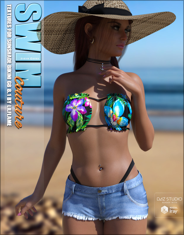 SWIM Couture Textures for Sunshade Bikini G8/G8.1F