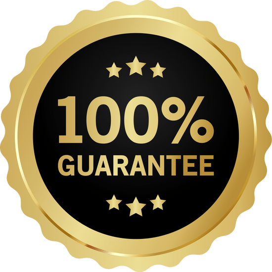 100% Money Back Guarantee