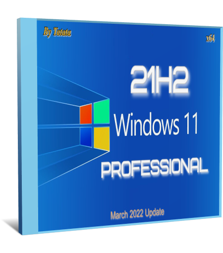 Windows 11 Professional 22000.588 by Tatata (x64) (2022) Rus