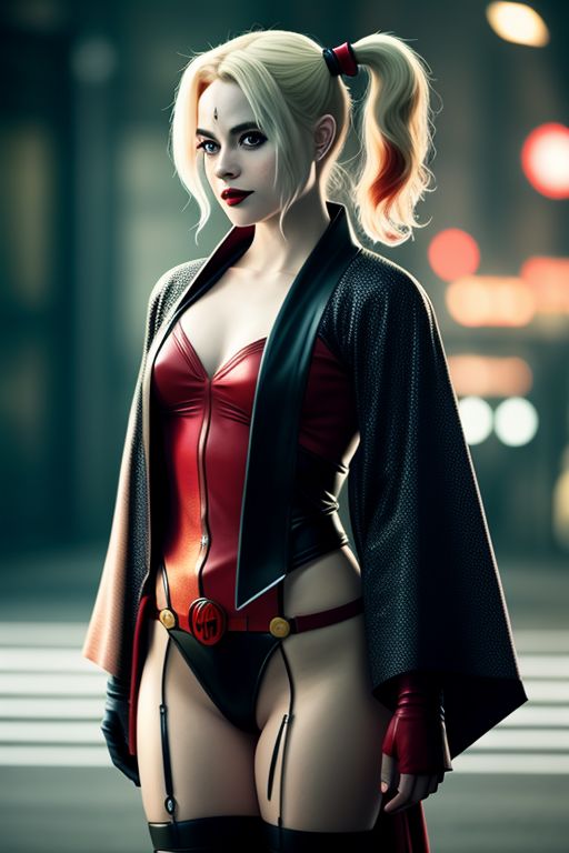 Harley-Quinn-wearing-a-kimono-27