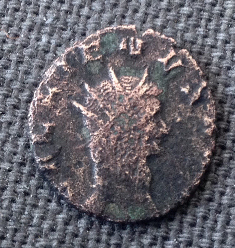 Antoniniano híbrido de Galieno. PVDICITIA. Pudicitia sedente a izq. IMG-6075