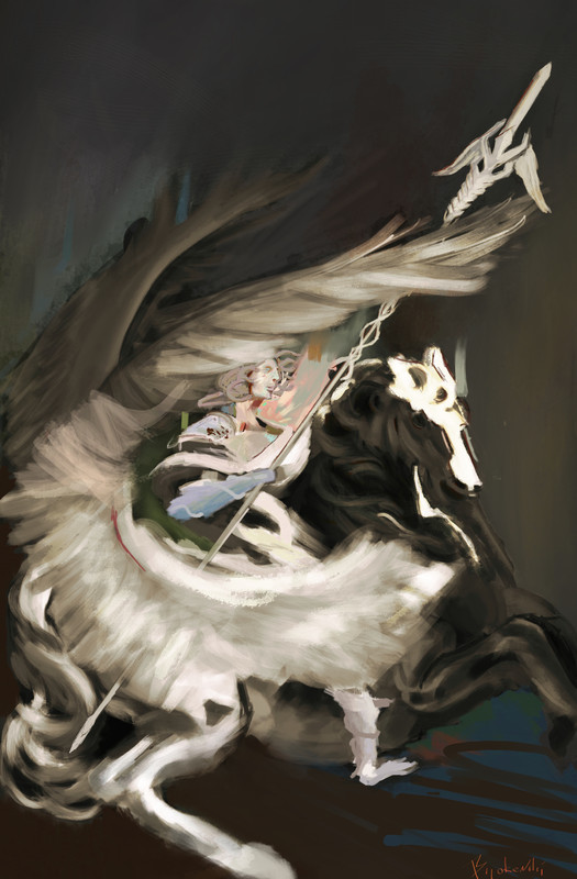 Medusa and Pegasus