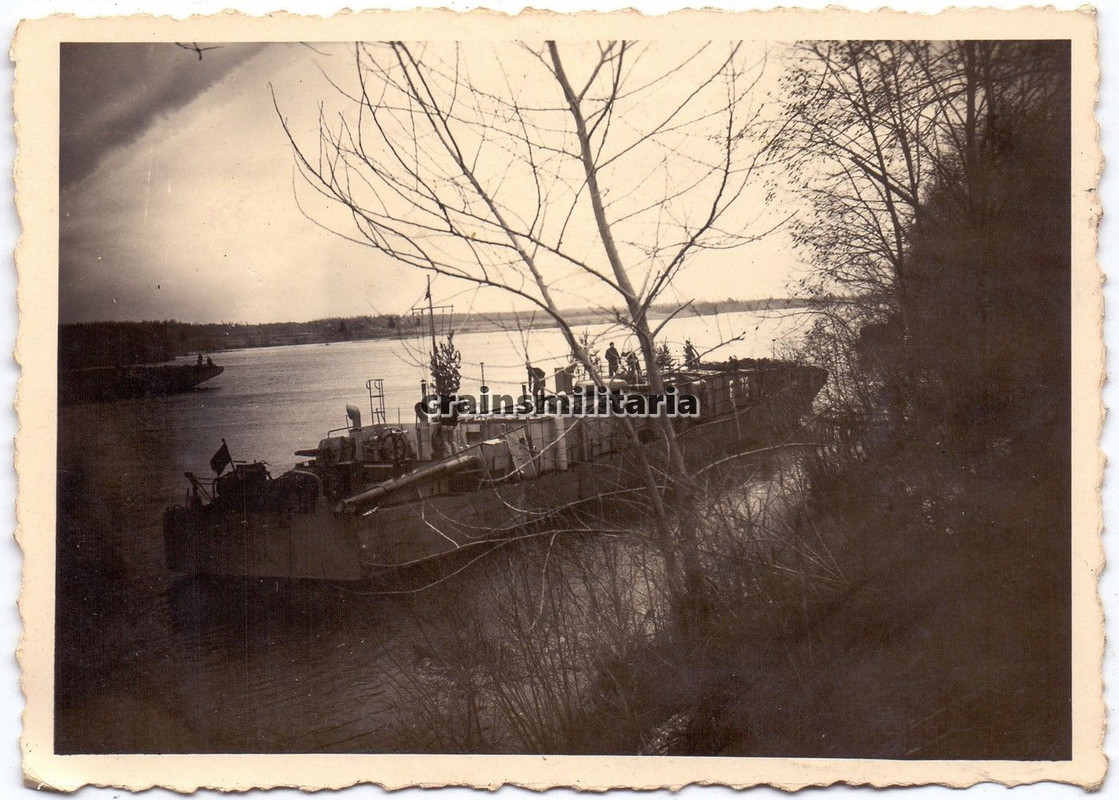 Orig. Foto Marinefährprahm MFP 178 Kriegsmarine 