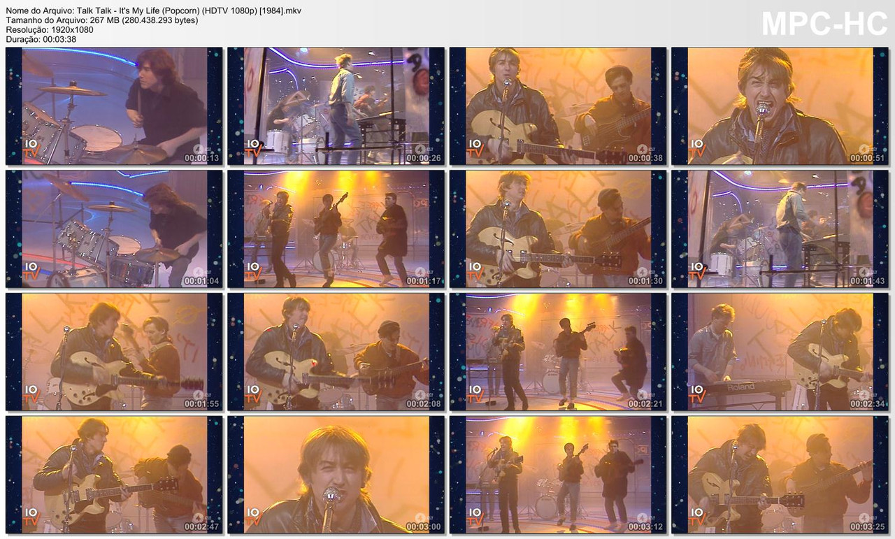 Talk Talk - It's My Life (Popcorn Rete 4 HD) (HDTV 1080p) [1984]