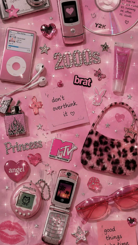 Y2K Pink wallpaper Wallpaper inspo