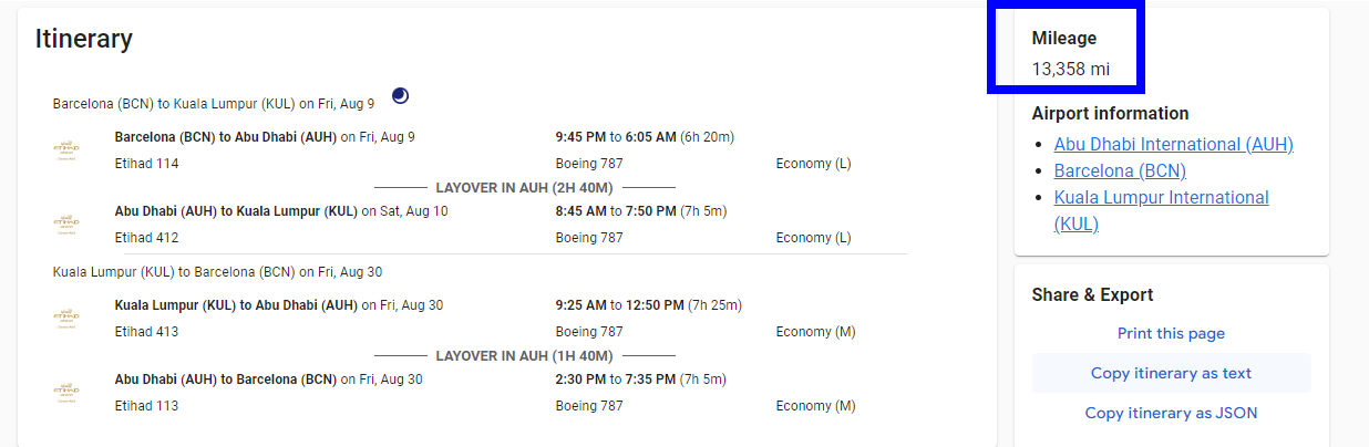 Barcelona to Kuala Lumpur from Aug 9 to Aug 30 - Vuelo más barato al sudeste asiático