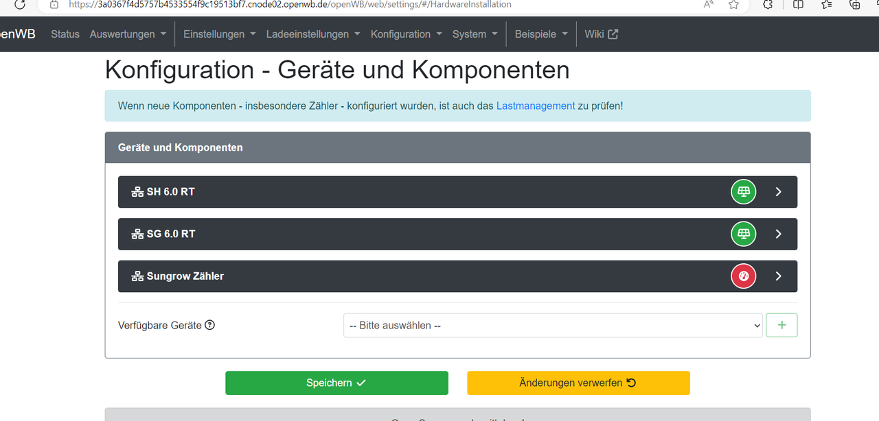 Geräte und Komponenten