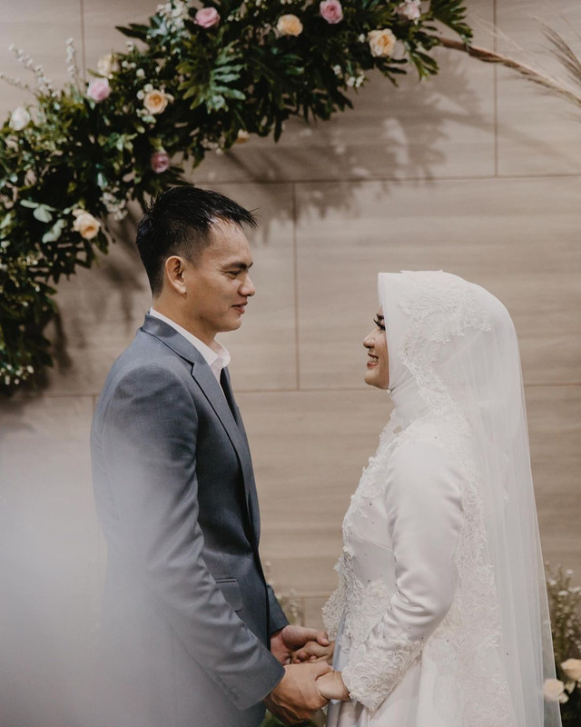 Pernikahan Ikke Nurjanah dan Karlie Fu pada Jumat (5/2/2021).