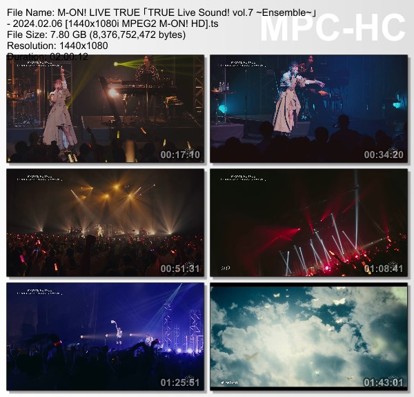 [TV-Variety] TRUE (唐沢美帆) -「TRUE Live Sound! vol.7 ～アンサンブル～」(M-ON! 2024.02.06)