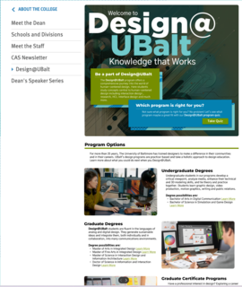 School Website Page Redesign