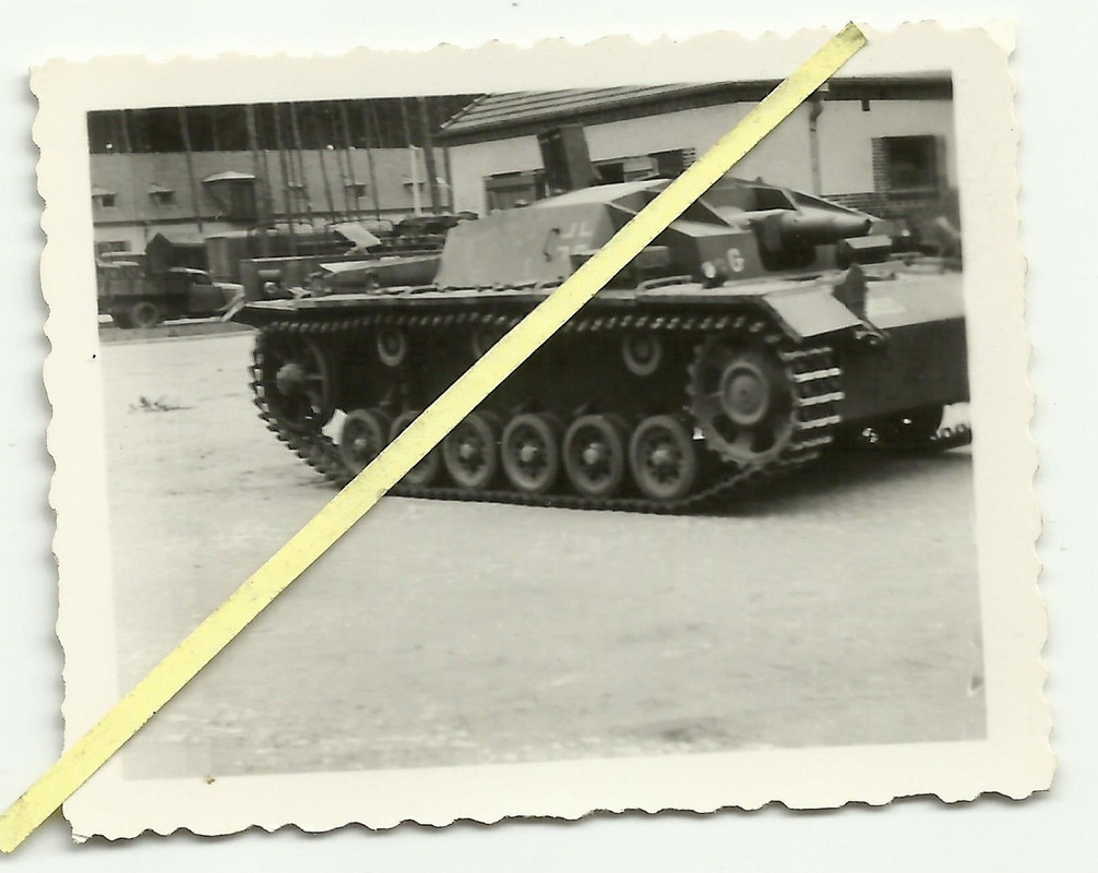 Wehrmacht 2WK - Panzer Sturmgeschütz mit Kennung