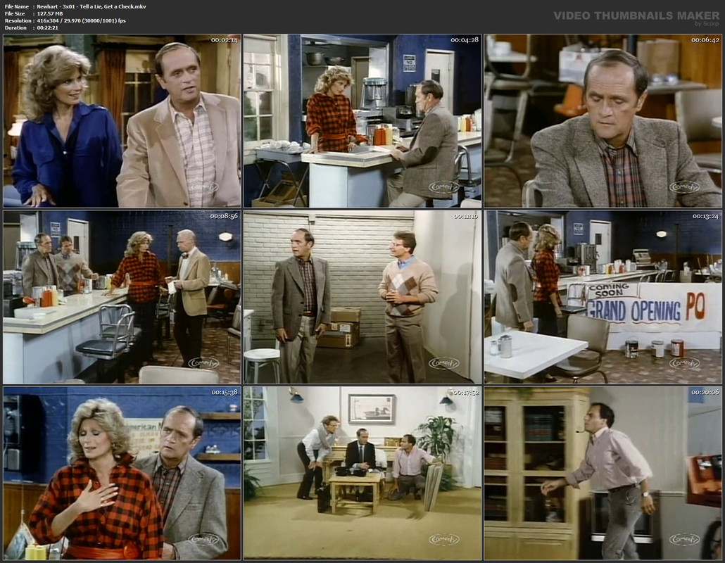 Newhart - 3x01 - Tell a Lie, Get a Check.mkv
